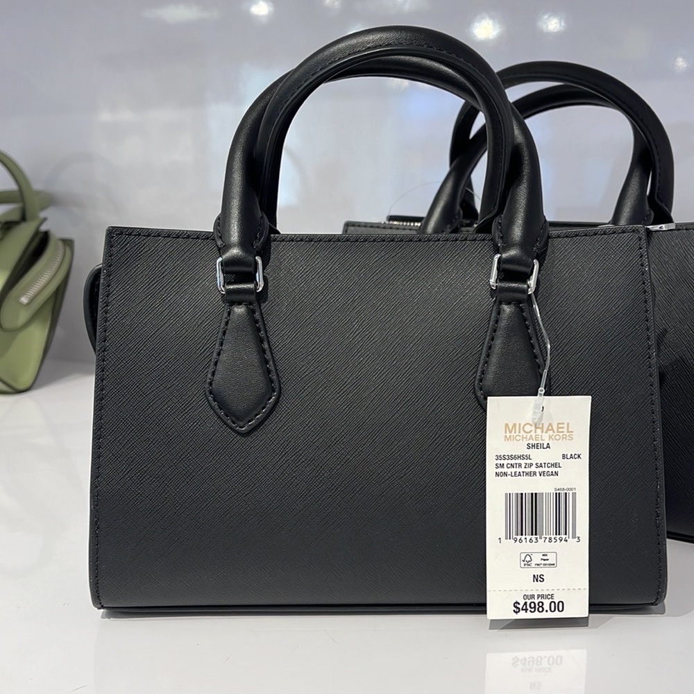 Michael Kors Sheila Small Center Zip Satchel Shoulder Crossbody Bag NWT - Picture 8 of 12